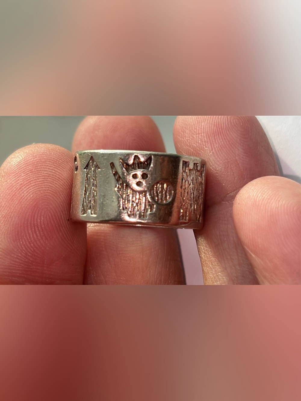 Sterling Silver Story Telling History of Ireland Band Ring